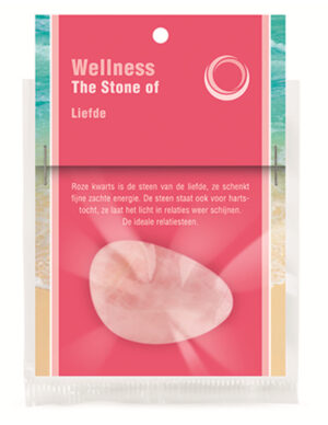 The stone of Liefde (Roze kwarts)