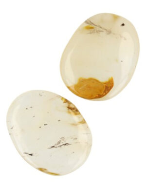 Tiger Eye Glass Pocket Stone (Synth)