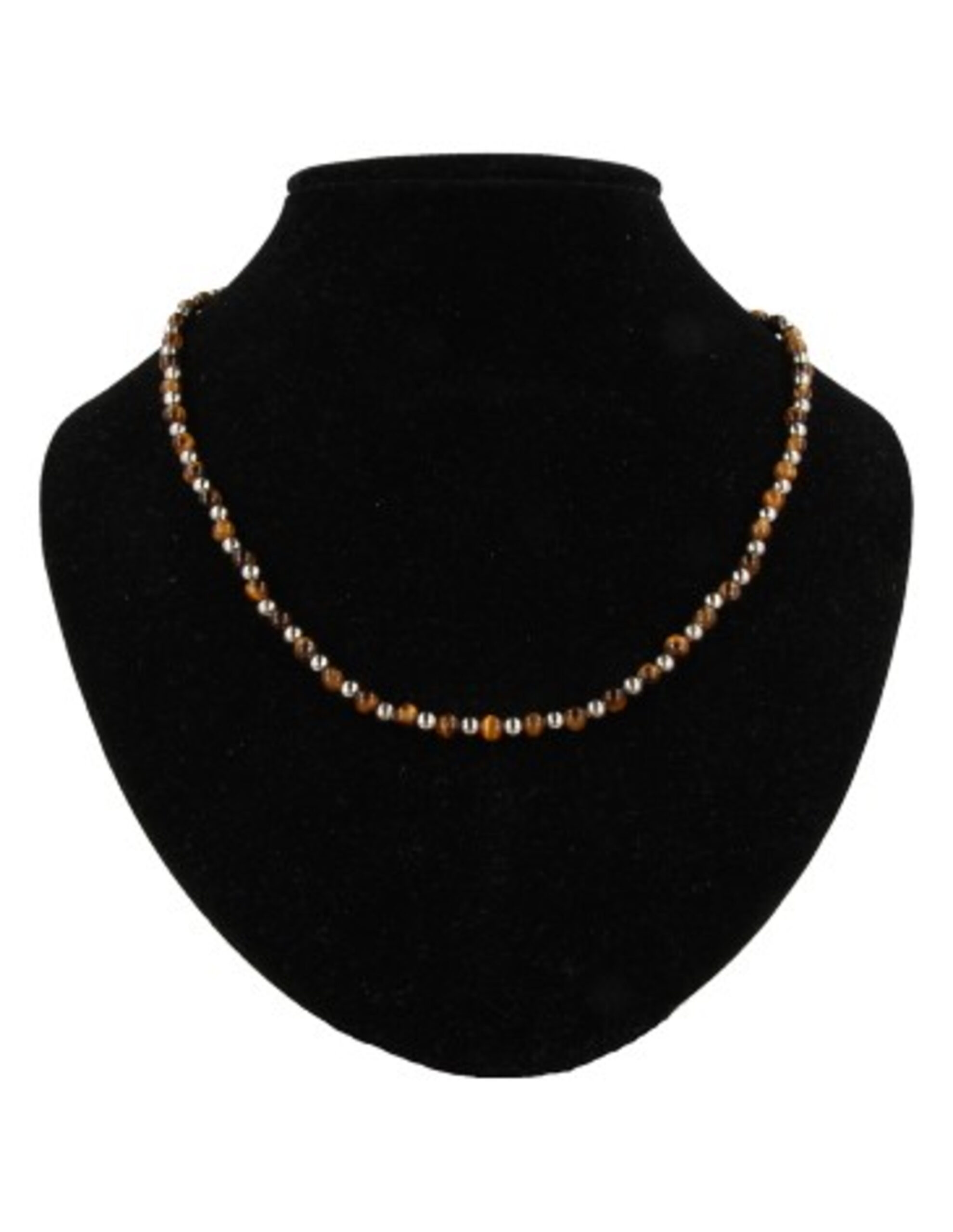 Tiger eye Ibiza love necklace
