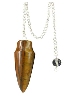 Tiger's eye pendulum drop