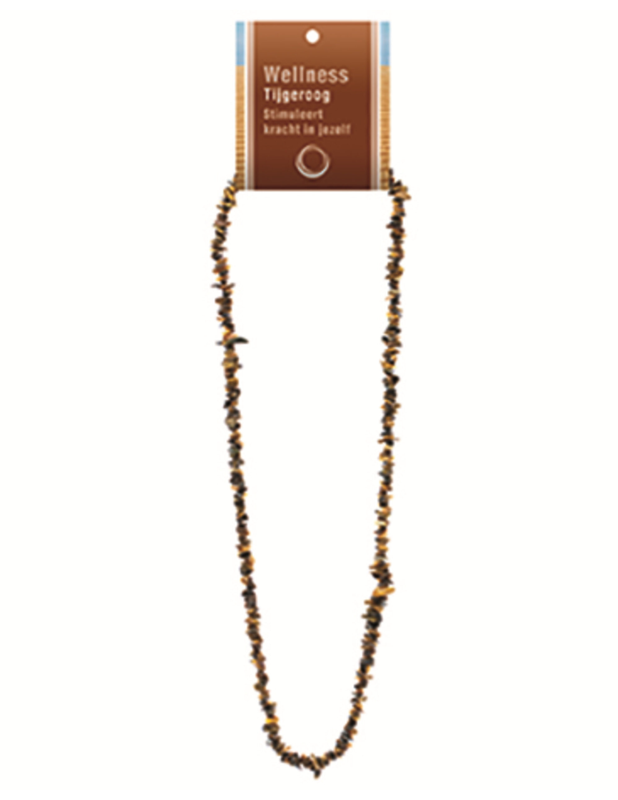 Tiger eye split necklace + card