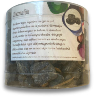 Tourmaline decorative stones rough in tube 1 kg.