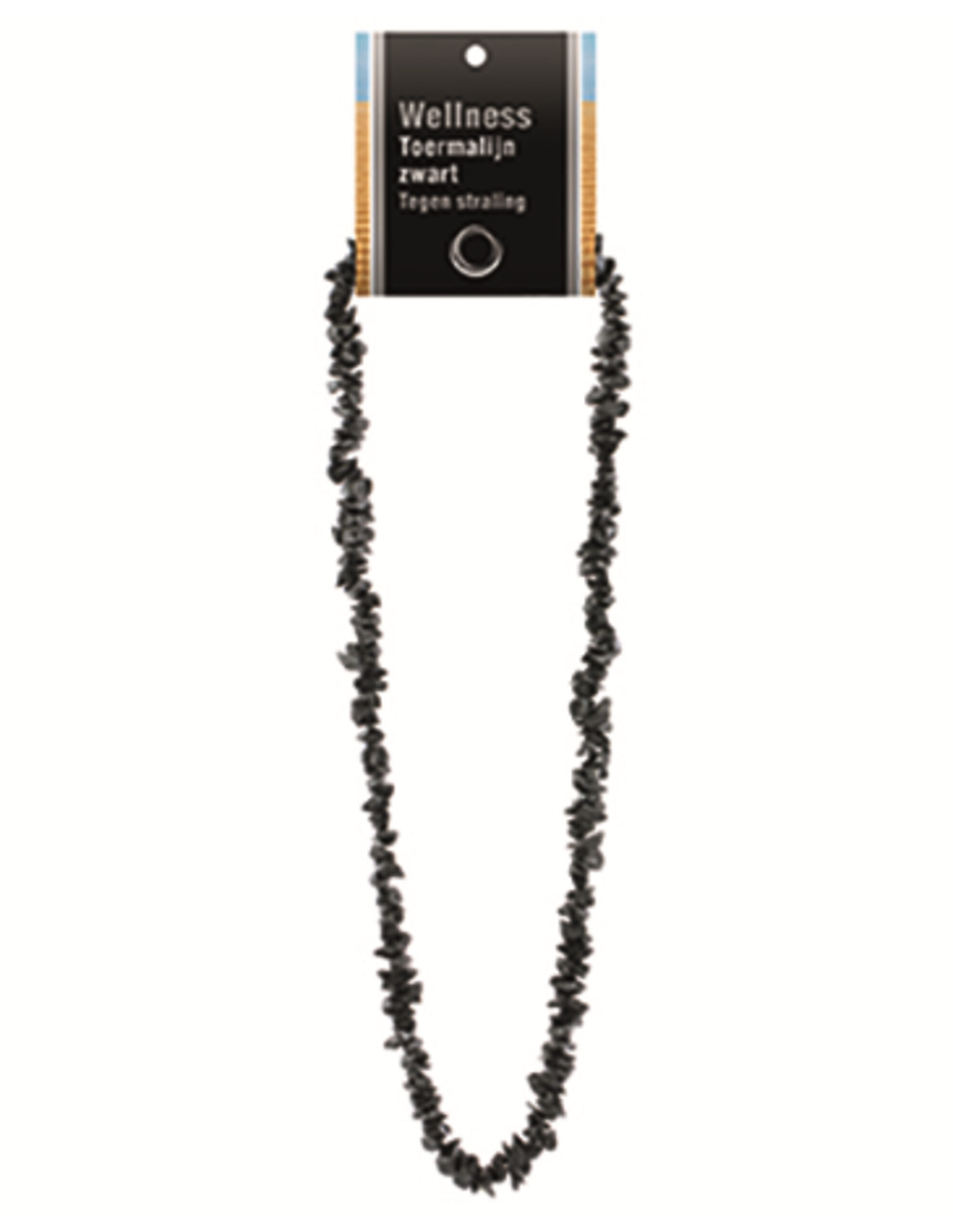 Toermalijn zwart splitketting + kaart