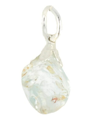 Topaas blauw edelsteenhanger geslepen