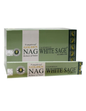 Vijayshree Golden Nag White Sage Wierook stokjes