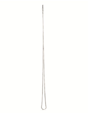 Zilveren collier snake 40 cm los