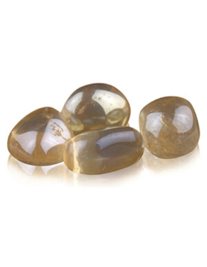 Zonneschijn Aura 50 gr. trommelstenen (mt2) (gecoat)